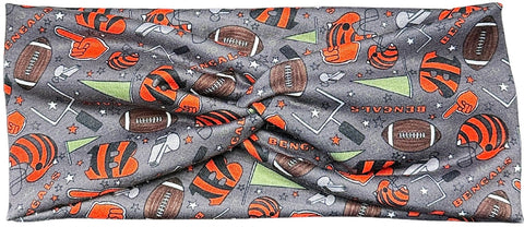 Orange Ohio Football Headband