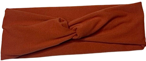 Solid Burnt Orange Headband