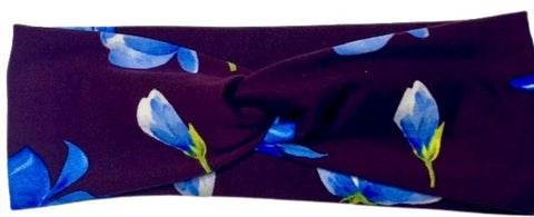 Purple Floral Headband