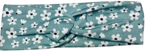 Mint Cartoon Daisy Headband