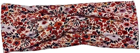Pink & Red Floral Headband