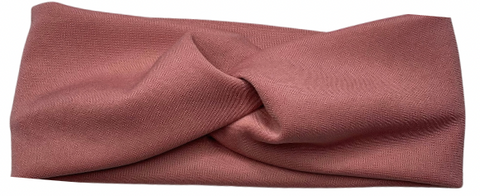 Solid Rose Colored Headband