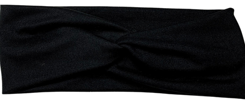 Solid Black Headband