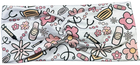 Floral Nurse Headband