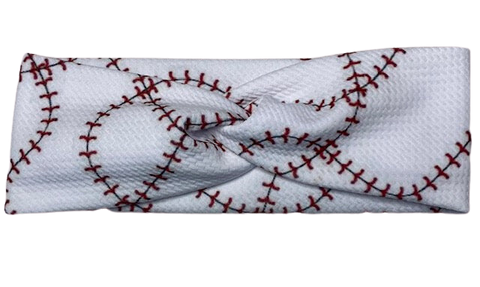 Baseball Stitches Headband