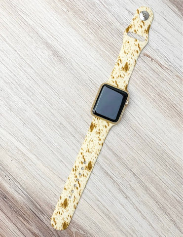 Hair on Hide Watch Band