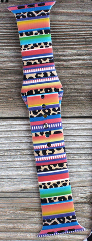 Serape Cheetah Watch Band