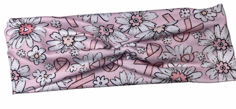 Pink Breast Cancer Awareness Headband